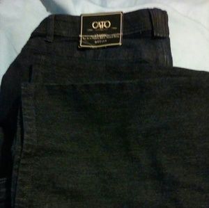 Cato classic Boot cut darkwash stretch pants 16w